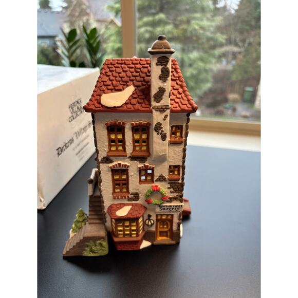 Dept 56 C.H. Watt Physician 55689 5568-9 RETIRED Heritage Dickens' Village Xmas - Picture 2 of 8